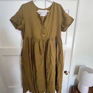 Not Perfect Linen MAMA2 dress